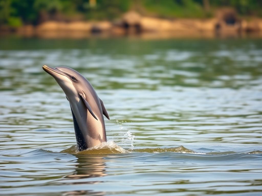 Gangetic river dolphin — State Aquatic Animal of India